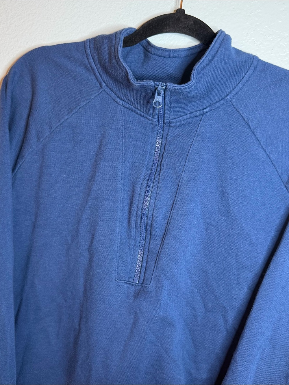 Women’s Quarter-Zip Pullover Sweater - Blue